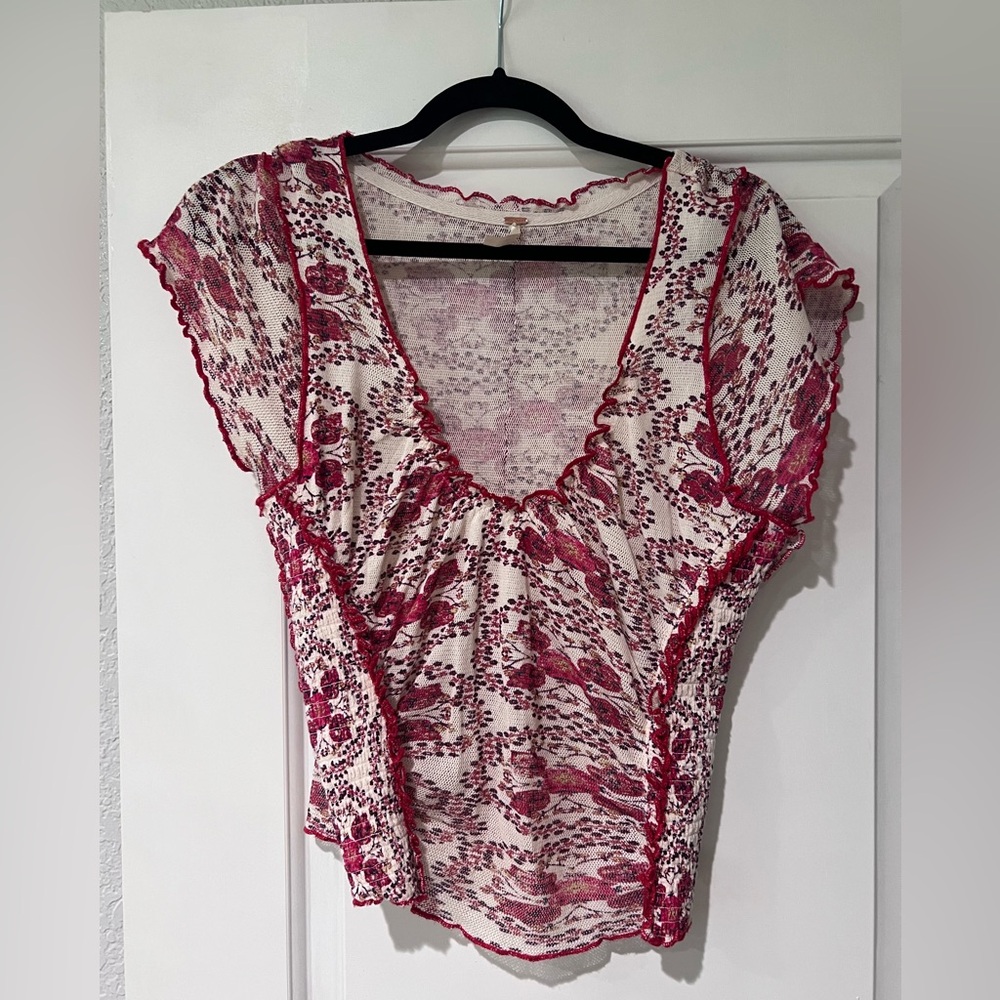 NWOT Free People Oh My Baby Tee